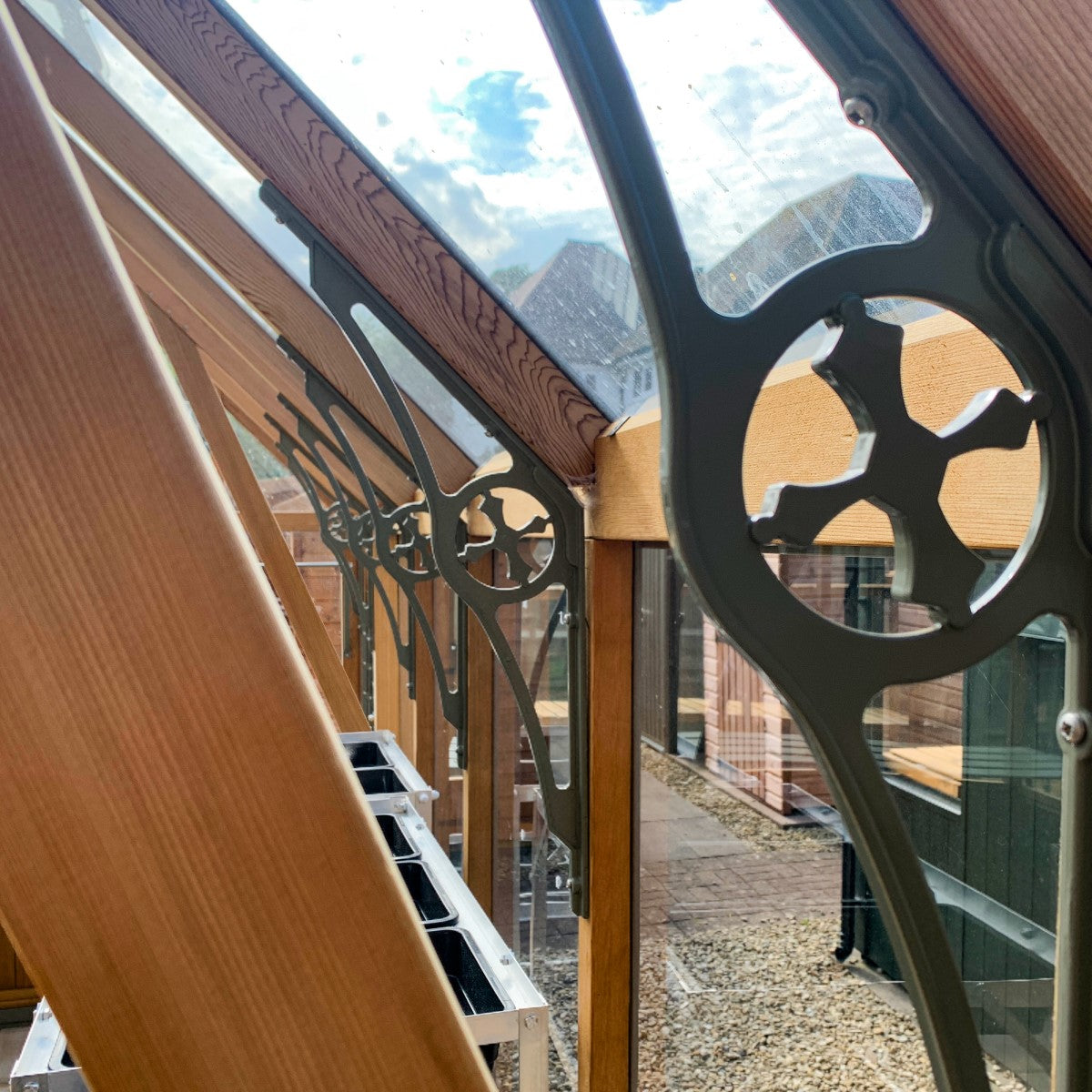 Alton | Lancing Victorian Cedar Glass Greenhouse With 3mm Tempered Glass Glazing - 10ft 9in Wide