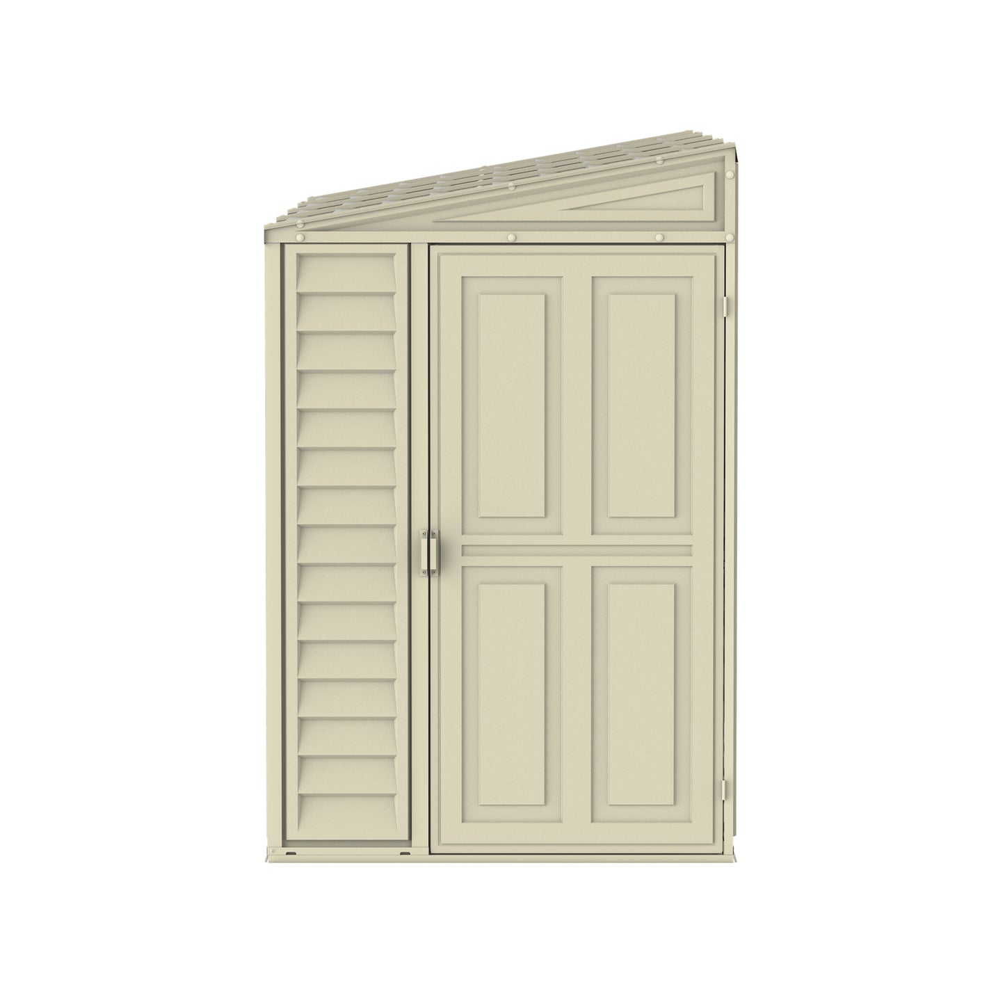 DuraMax | 4 ft Wide SideMate Vinyl Plastic Storage Shed with Foundation