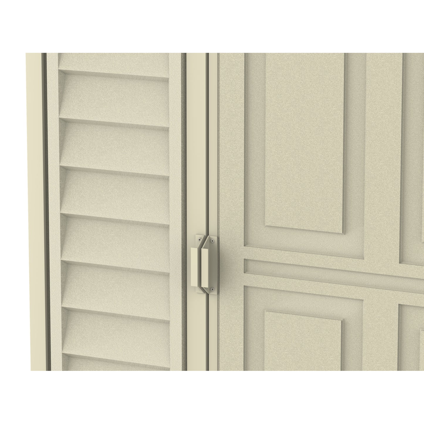 DuraMax | 4 ft Wide SideMate Vinyl Plastic Storage Shed with Foundation
