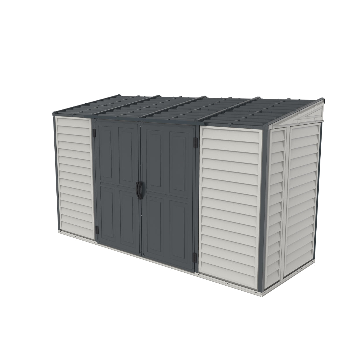 DuraMax | 10x4 ft SideMate Plus Pro Vinyl Plastic Storage Shed