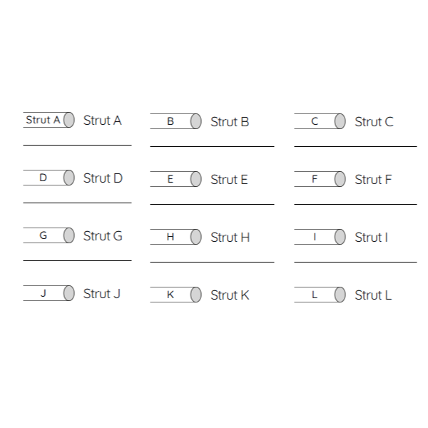 Garden Igloo USA | Spare Parts - Struts