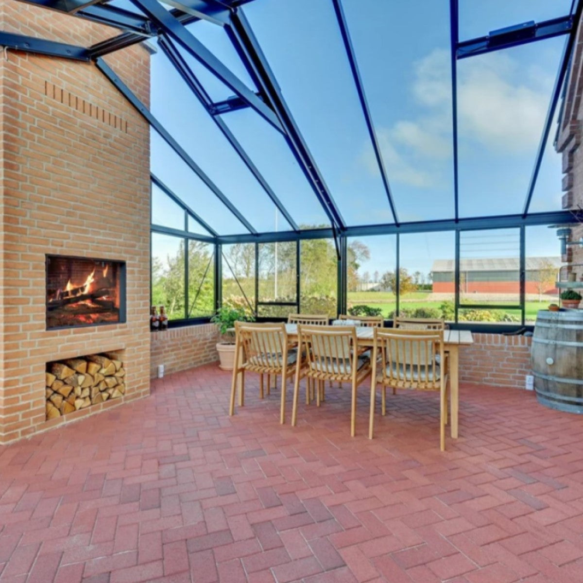 Janssens | Gigant Large Luxury Greenhouse with 4mm Tempered Glass Glazing