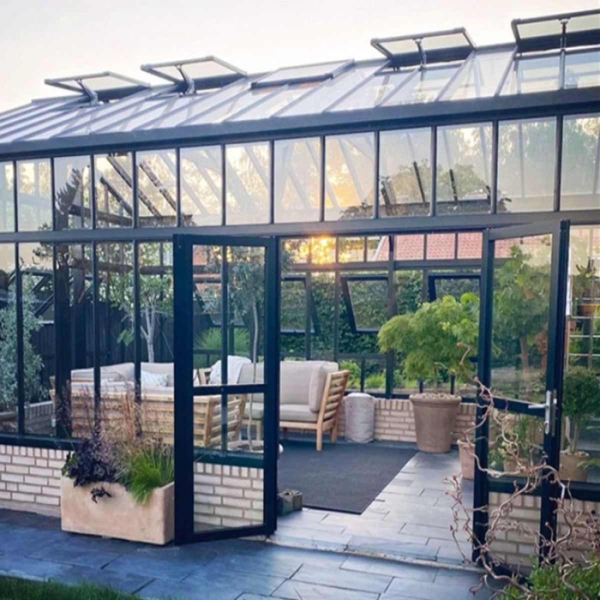 Janssens | Gigant Large Luxury Greenhouse with 4mm Tempered Glass Glazing