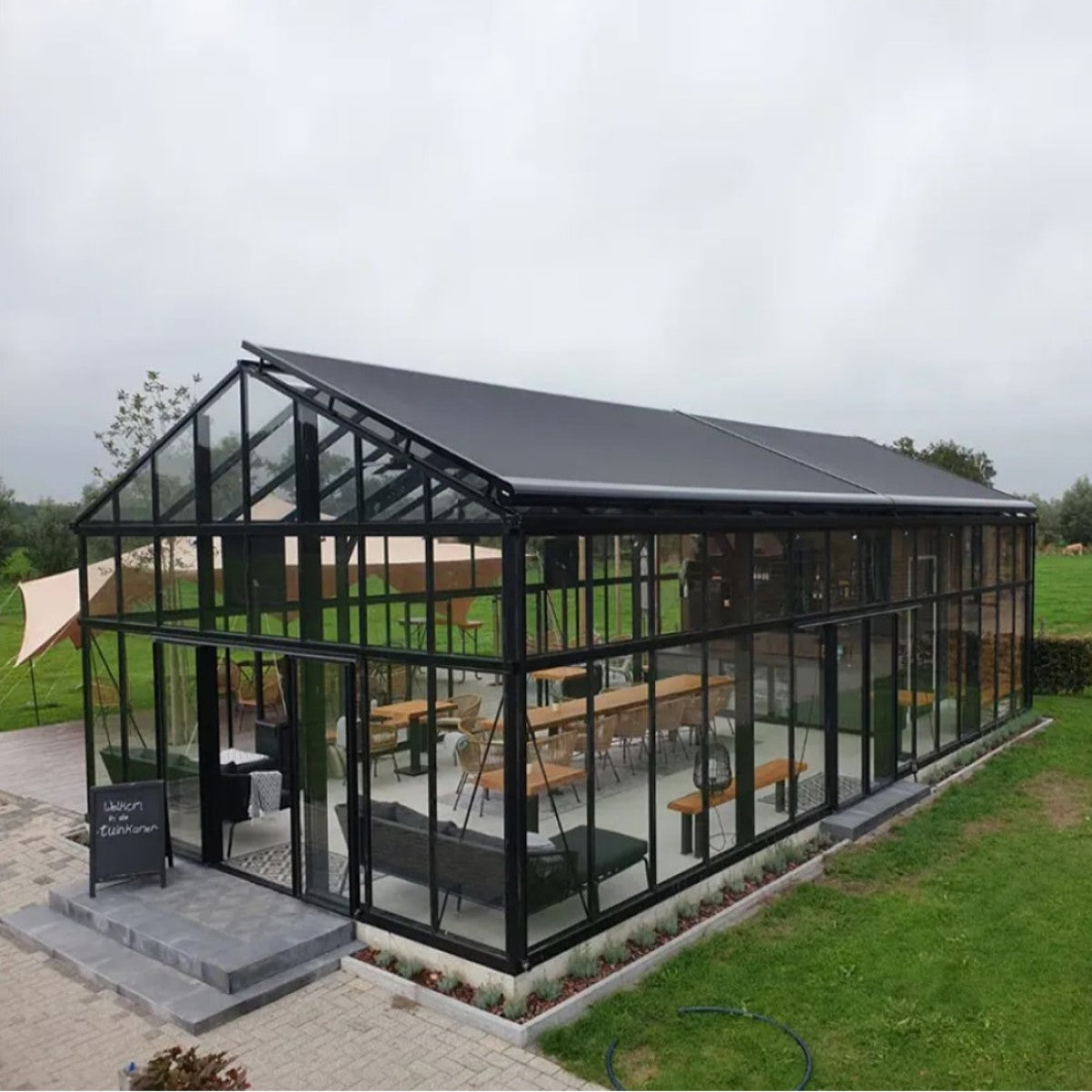Janssens | Gigant Large Luxury Greenhouse with 4mm Tempered Glass Glazing