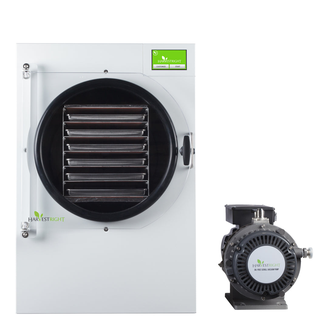 Harvest Right | Home Pro Freeze Dryer Large (6 Trays) with Vacuum Pump and Mylar Starter Kit