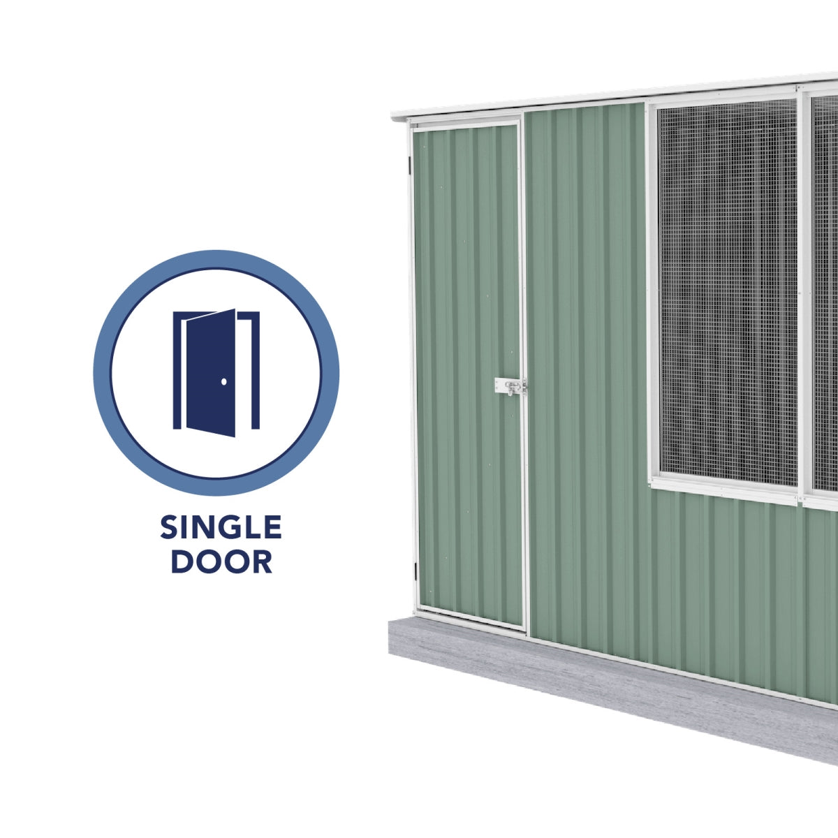 Absco | 5' Wide Chicken Coop - Pale Eucalypt