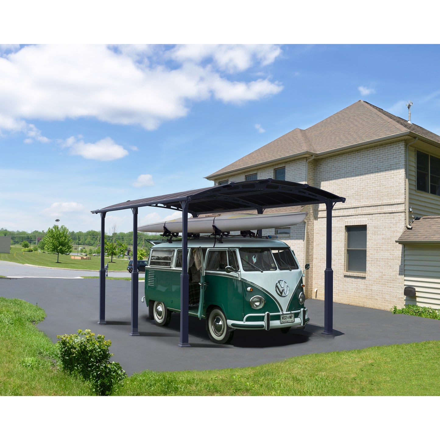 Palram - Canopia | Arcadia Alpine RV Carport 12x21x11.5 ft