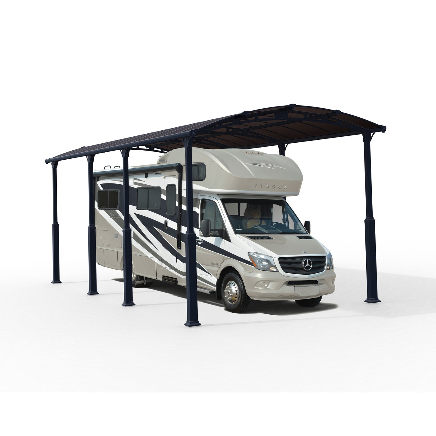 Palram - Canopia | Arcadia Alpine RV Carport 12x28x11.5 ft