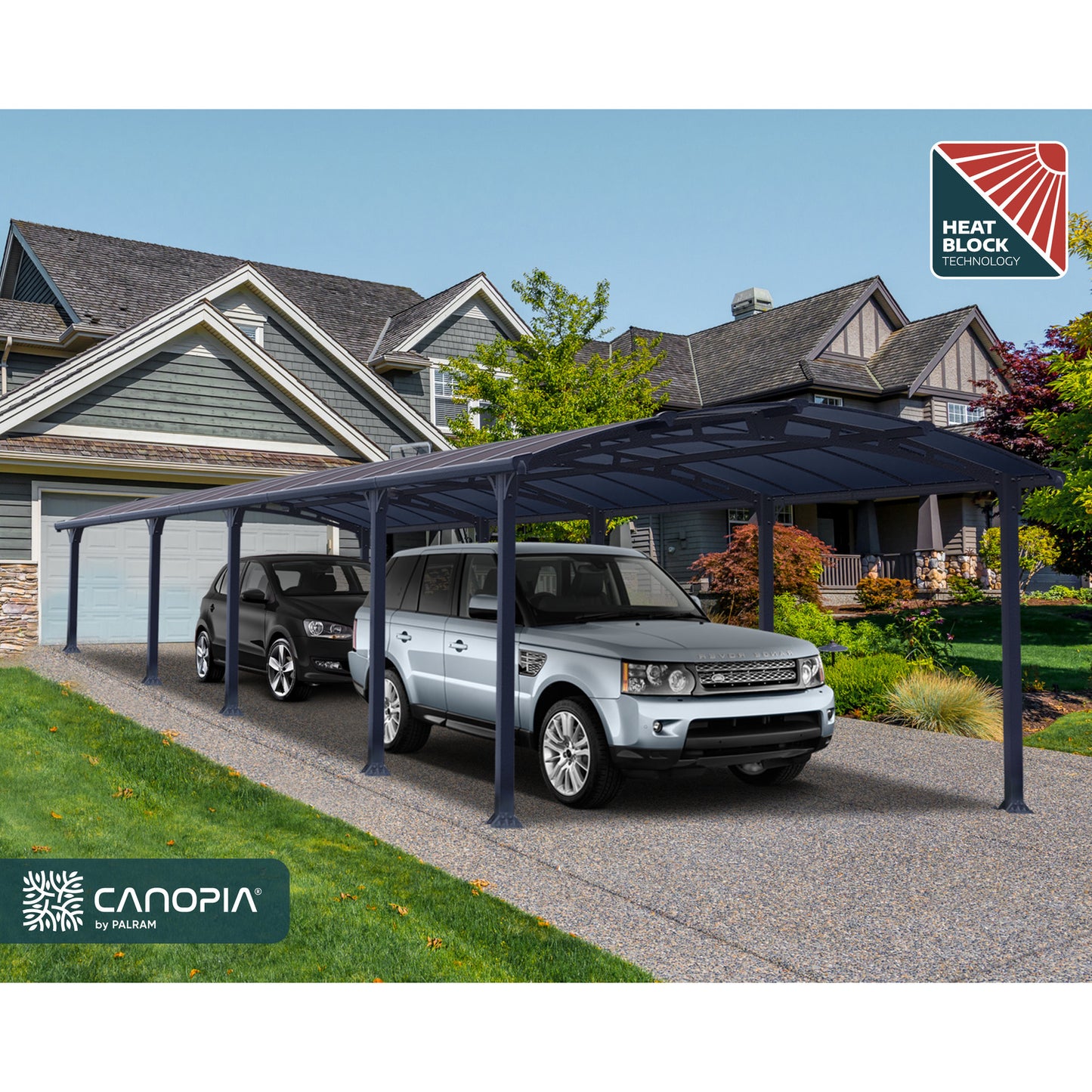 Palram - Canopia | Arcadia 5000 Carport 12x35x8 ft