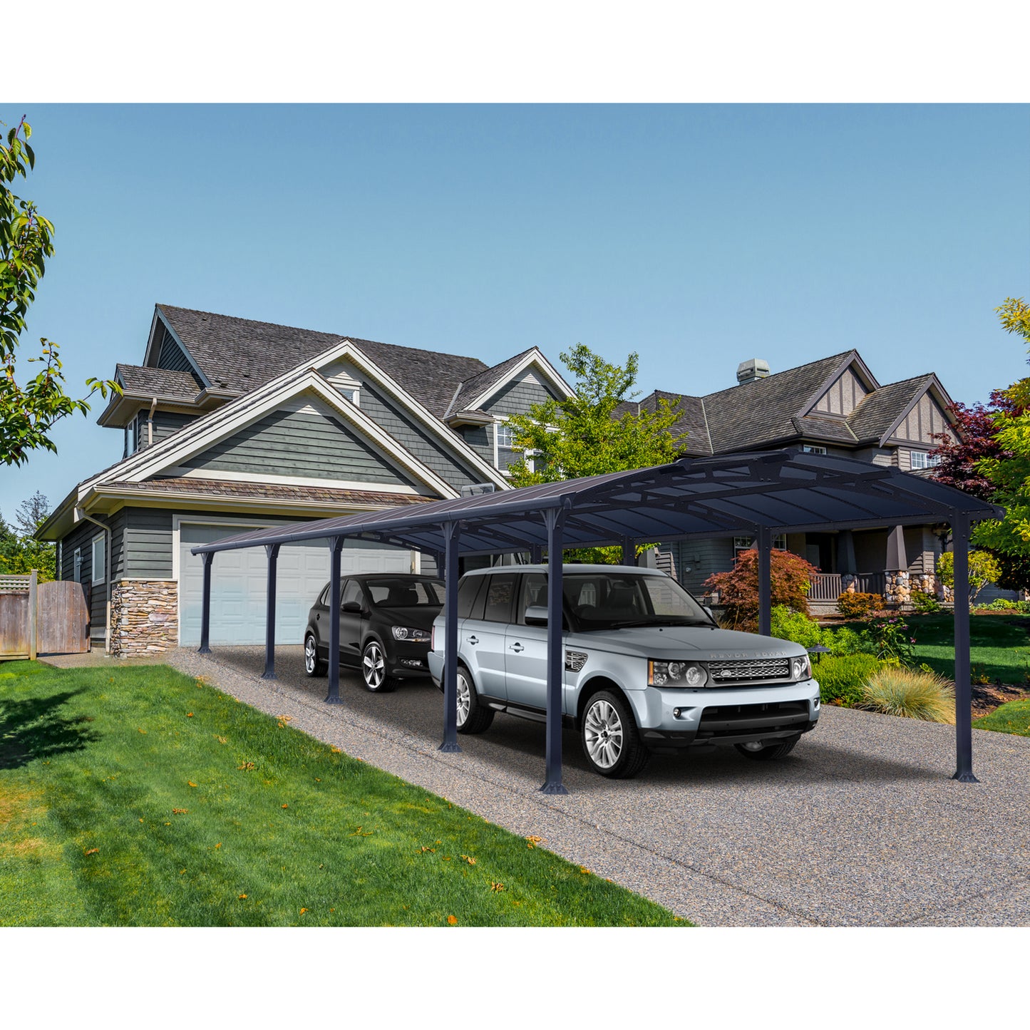 Palram - Canopia | Arcadia 5000 Carport 12x35x8 ft