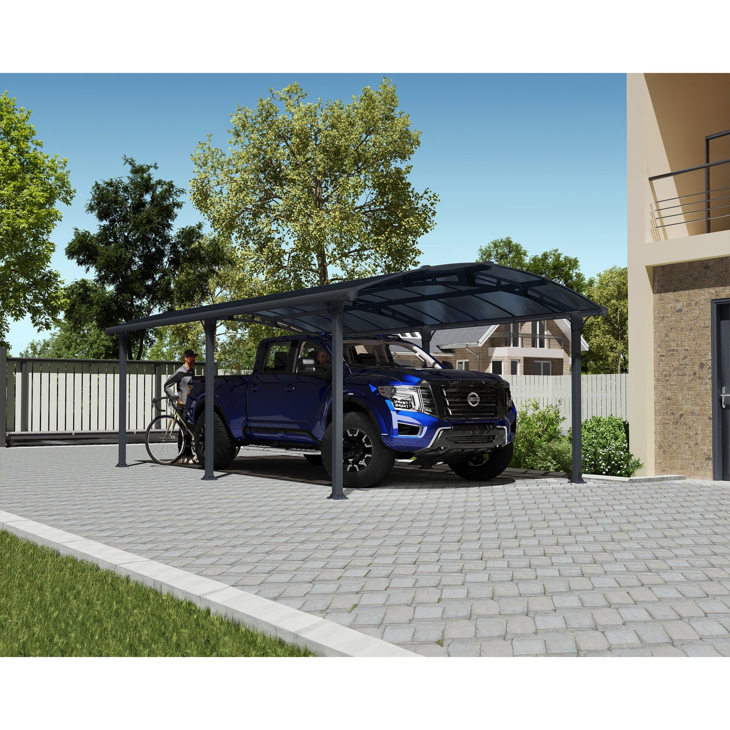 Palram - Canopia | Arcadia 5000 Carport 12x21x8 ft