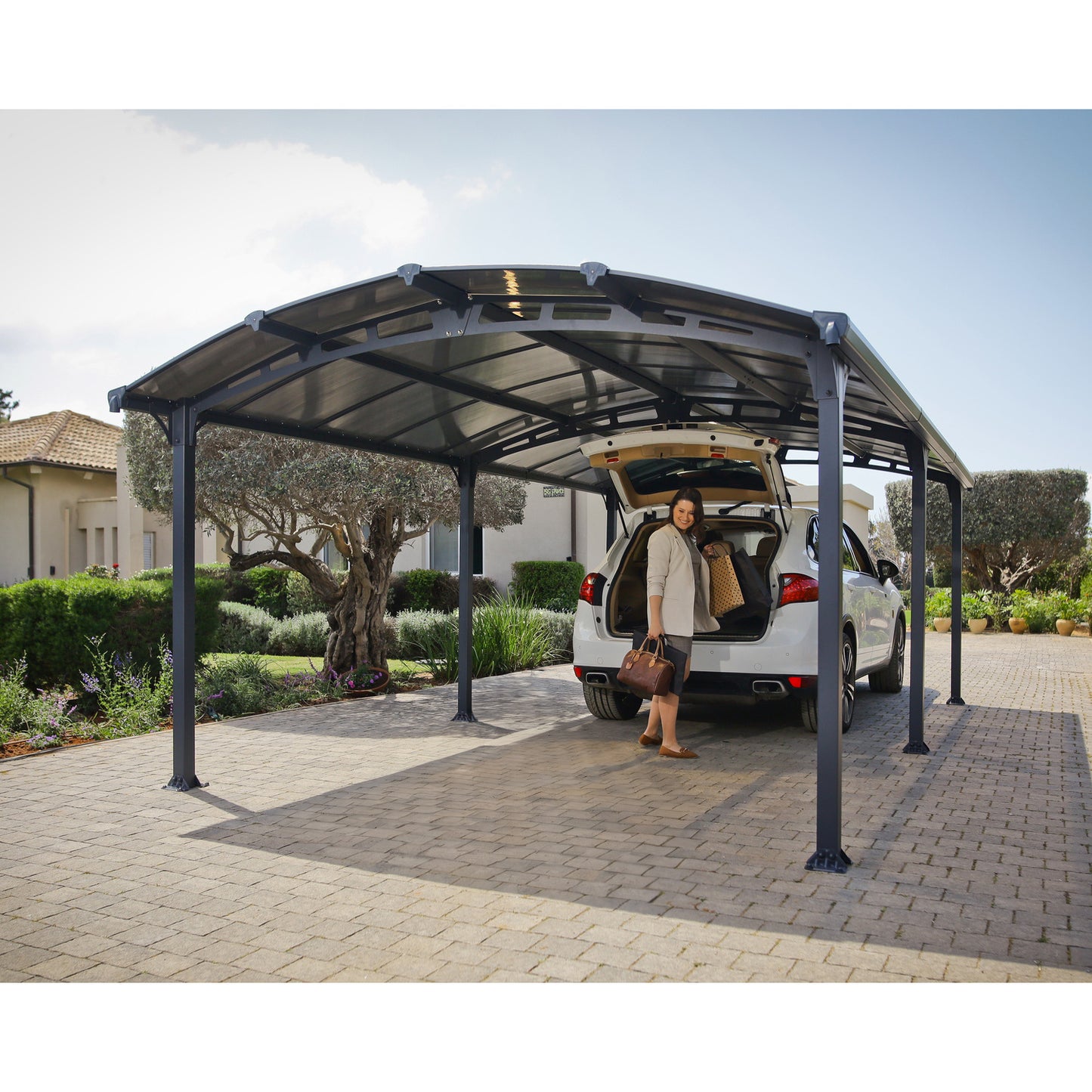 Palram - Canopia | Arcadia 5000 Carport 12x21x8 ft