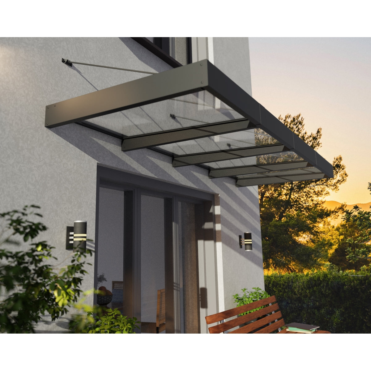 Palram - Canopia | Sophia XL Patio/Entryway/Window Awning