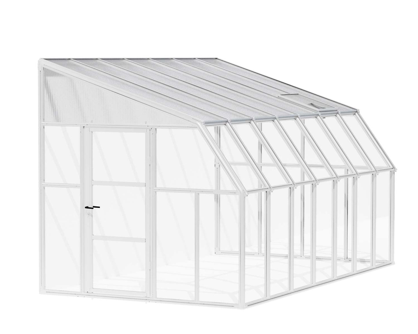 Palram - Canopia | Sun Room Eight Sunroom Enclosure, Lean To Greenhouse Kit