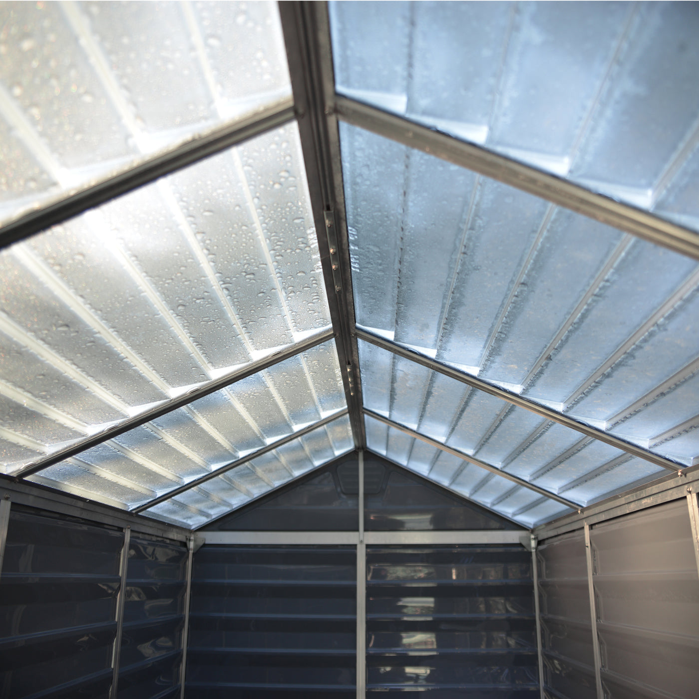 Palram - Canopia | SkyLight Polycarbonate Storage Shed - 6' Wide