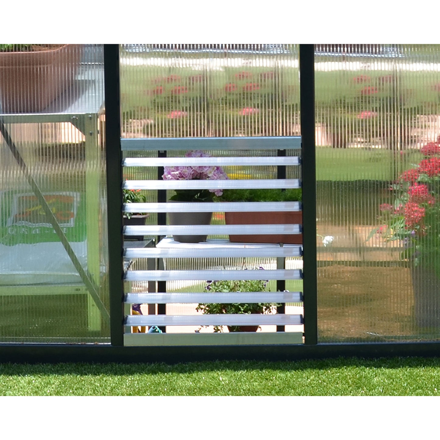 Palram - Canopia | Side Louver Greenhouse Window for Most Canopia Greenhouses