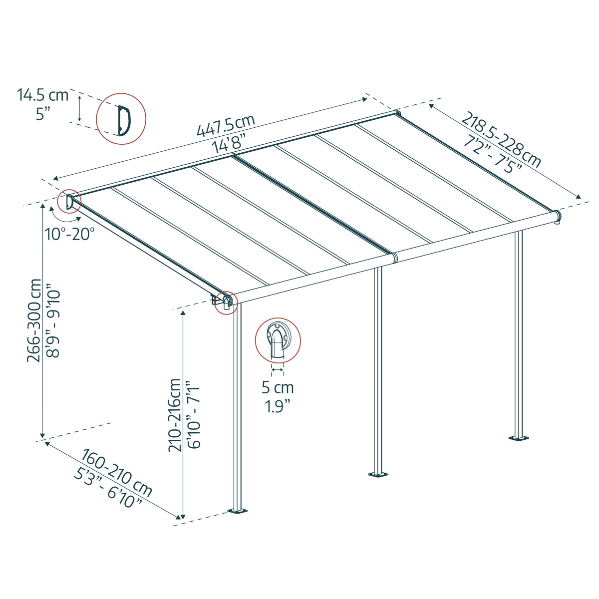Palram - Canopia | Sierra Patio Cover