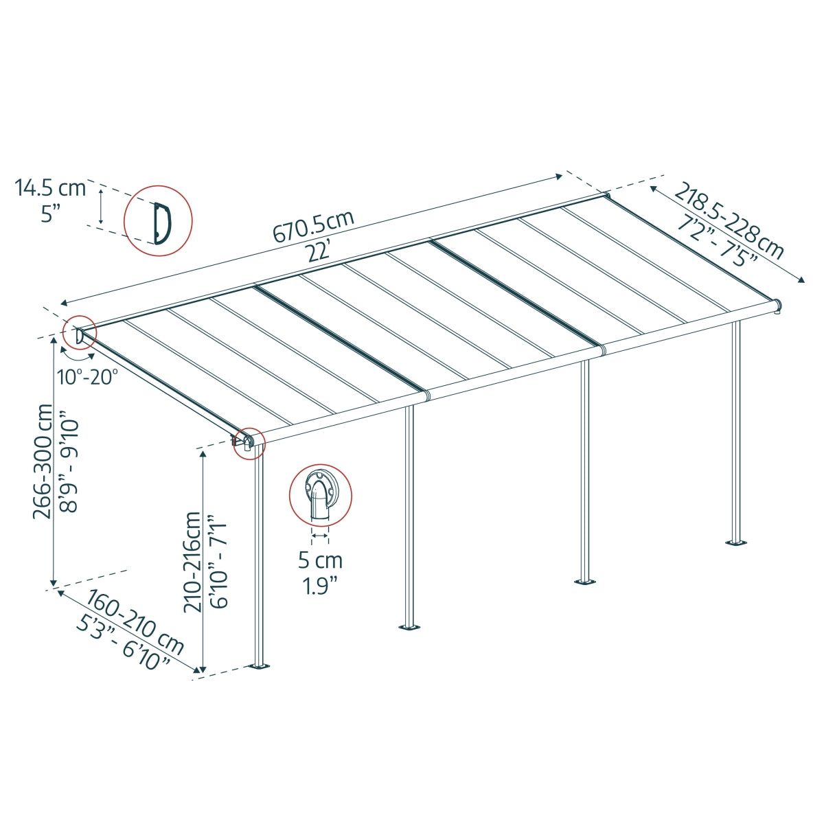 Palram - Canopia | Sierra Patio Cover