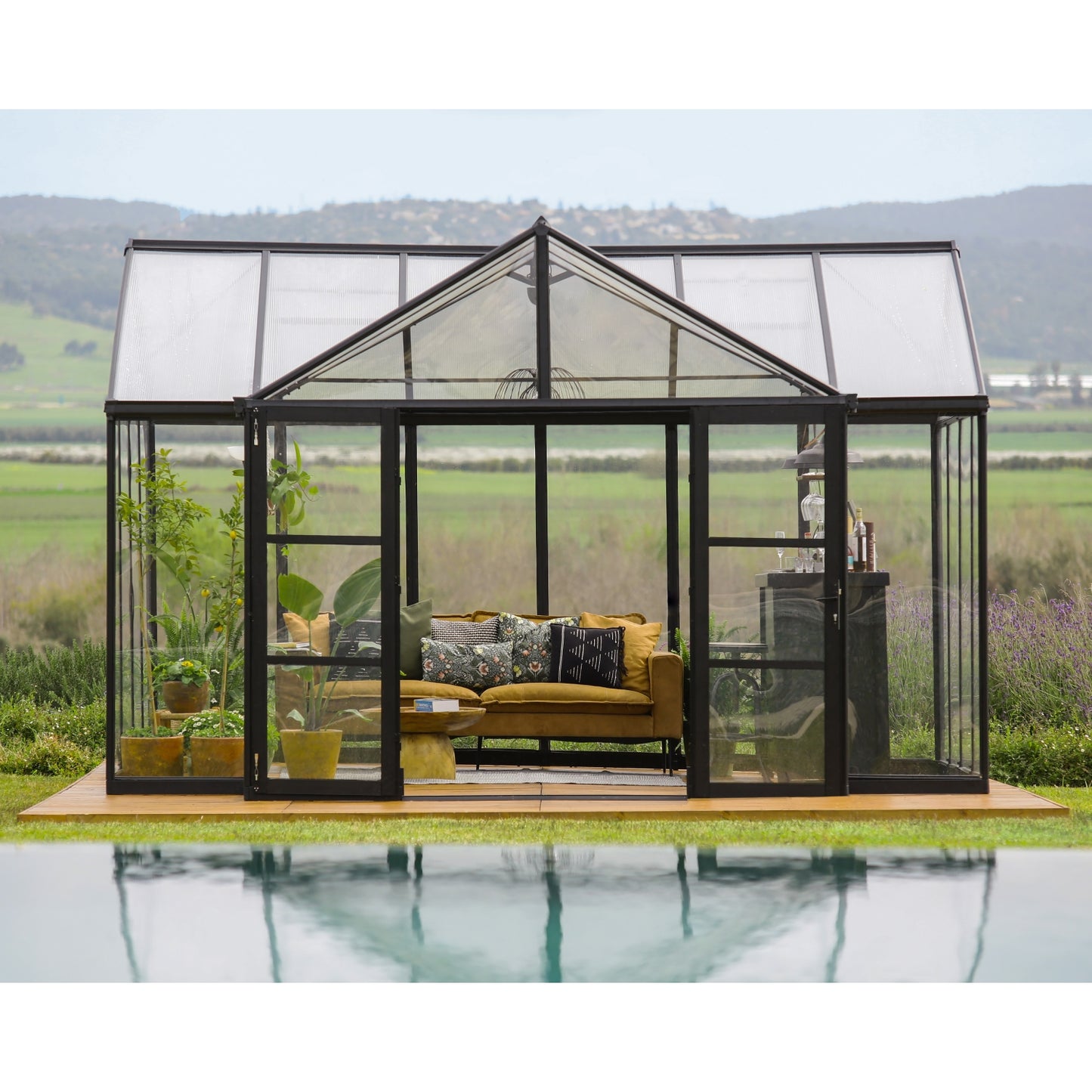 Palram - Canopia | 12x15 Ft Triomphe Chalet Greenhouse