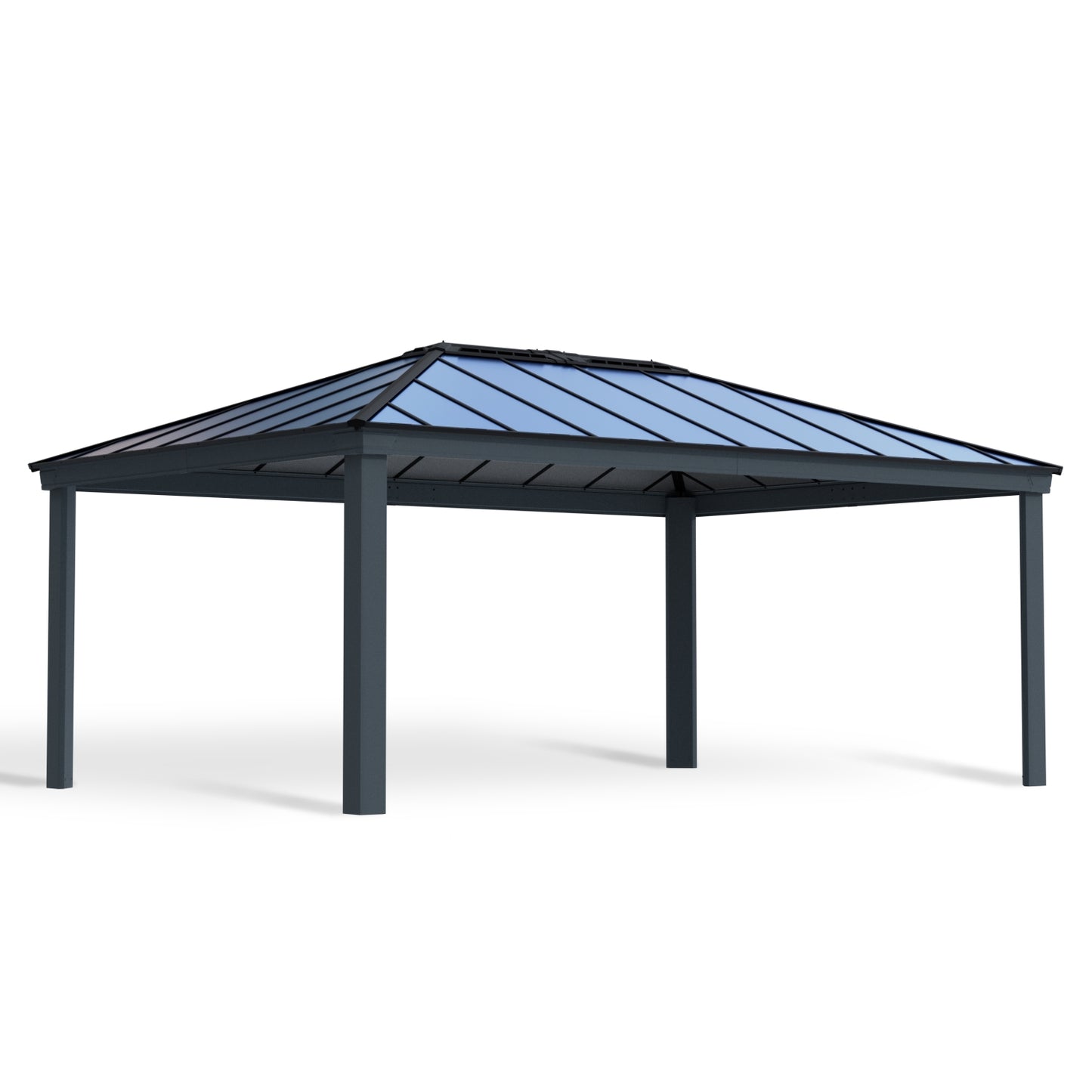 Palram - Canopia | Colorado Carport Kit - Grey Structure