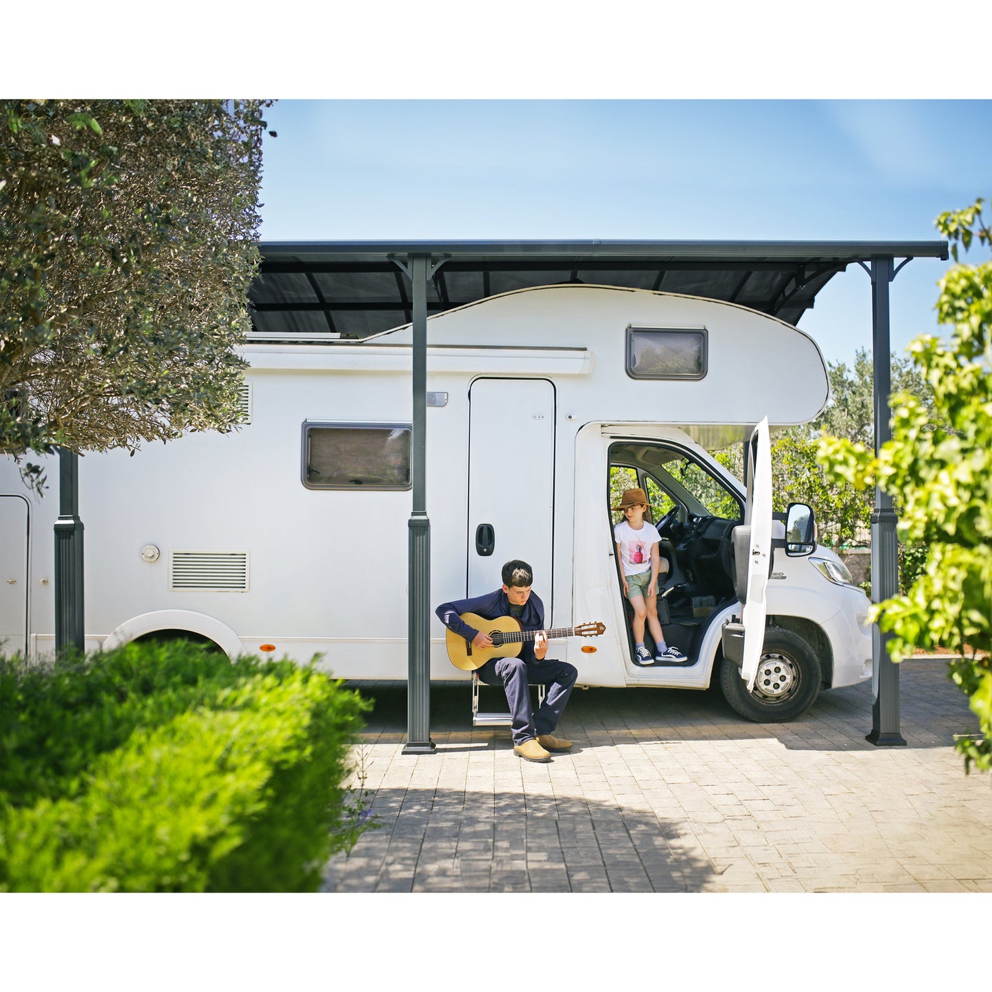 Palram - Canopia | Arcadia Alpine RV Carport 12x42x11.5 ft