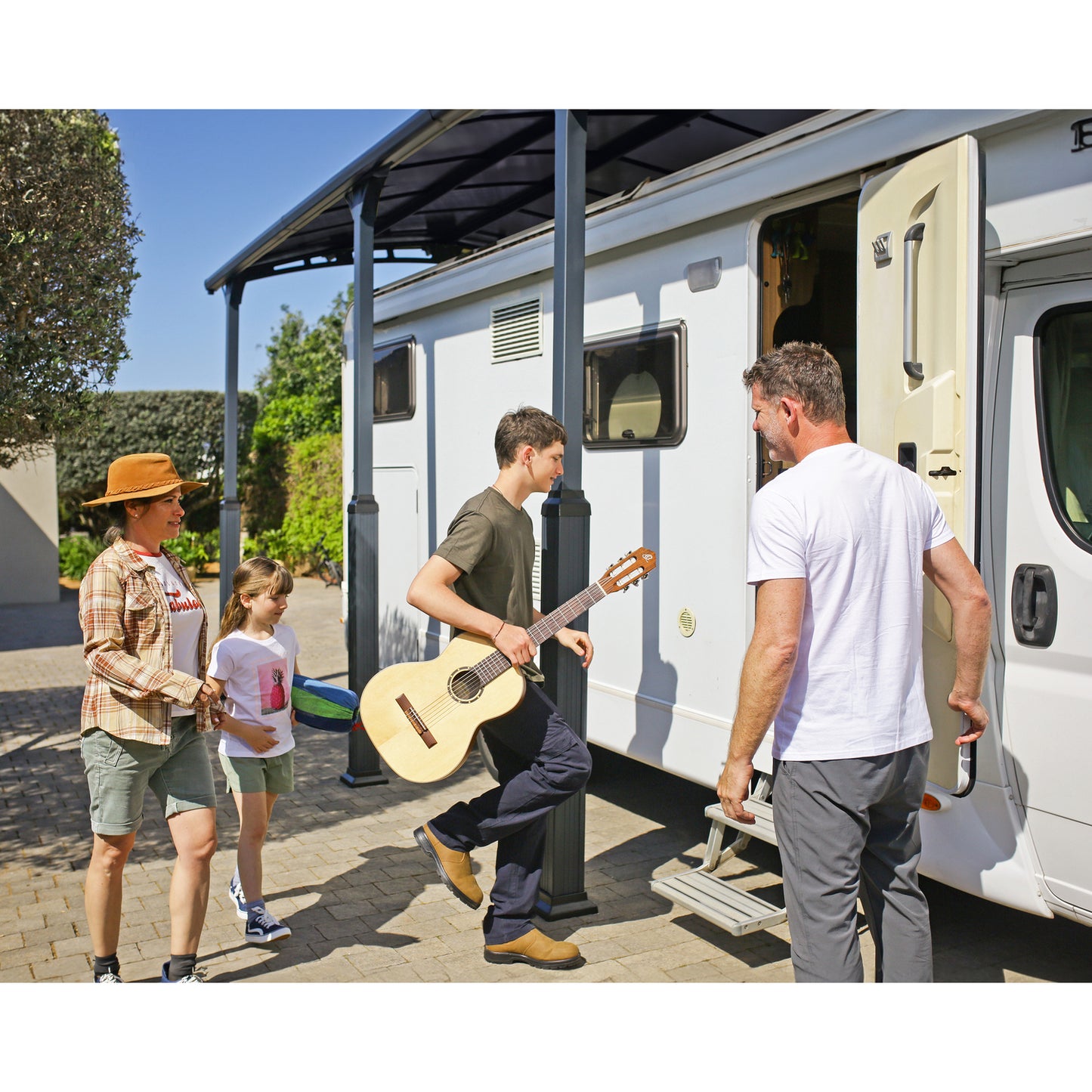 Palram - Canopia | Arcadia Alpine RV Carport 12x42x11.5 ft