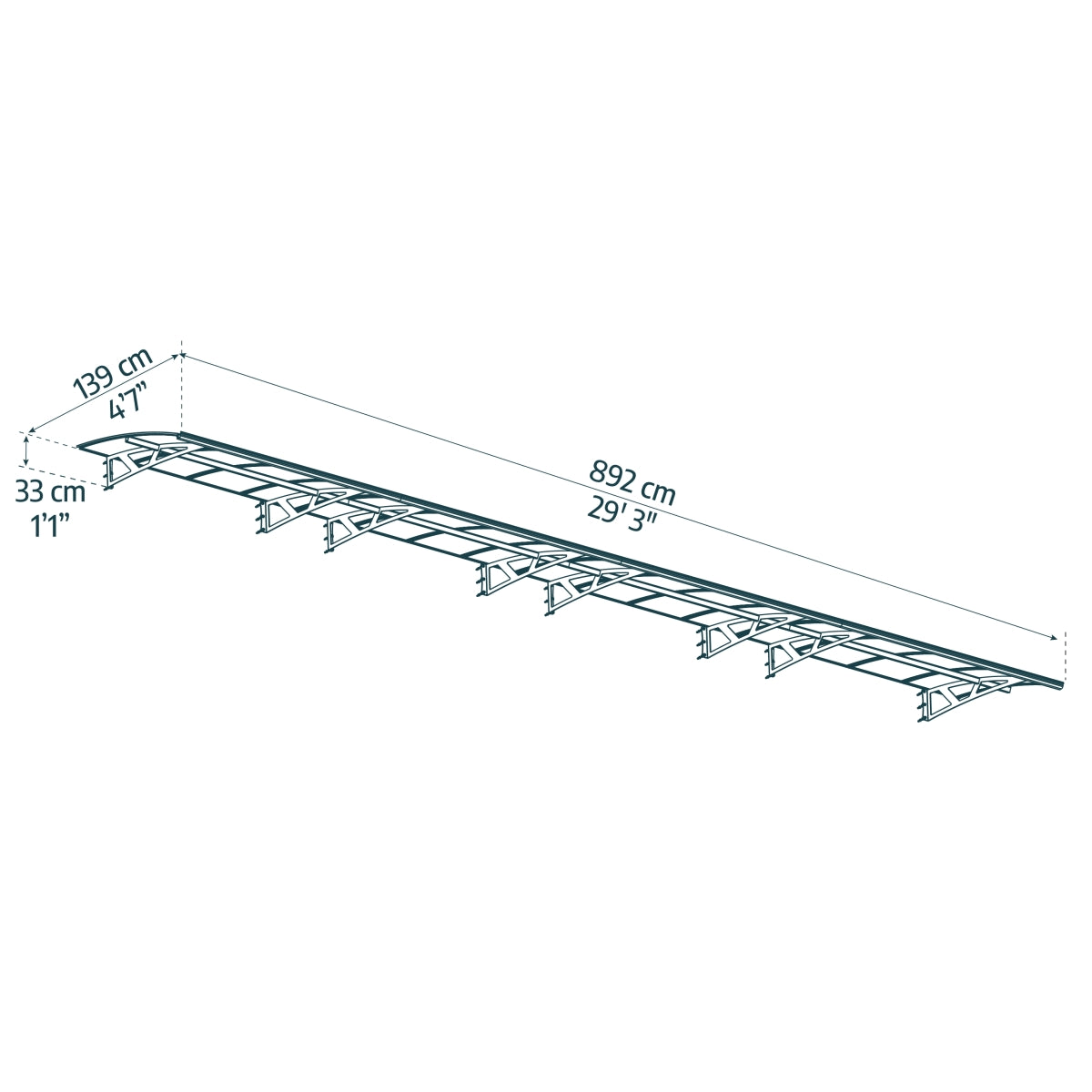 Palram - Canopia | Amsterdam Door Awning