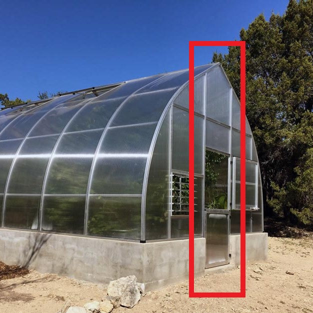 Hoklartherm | Riga Greenhouse Door Extension Kit