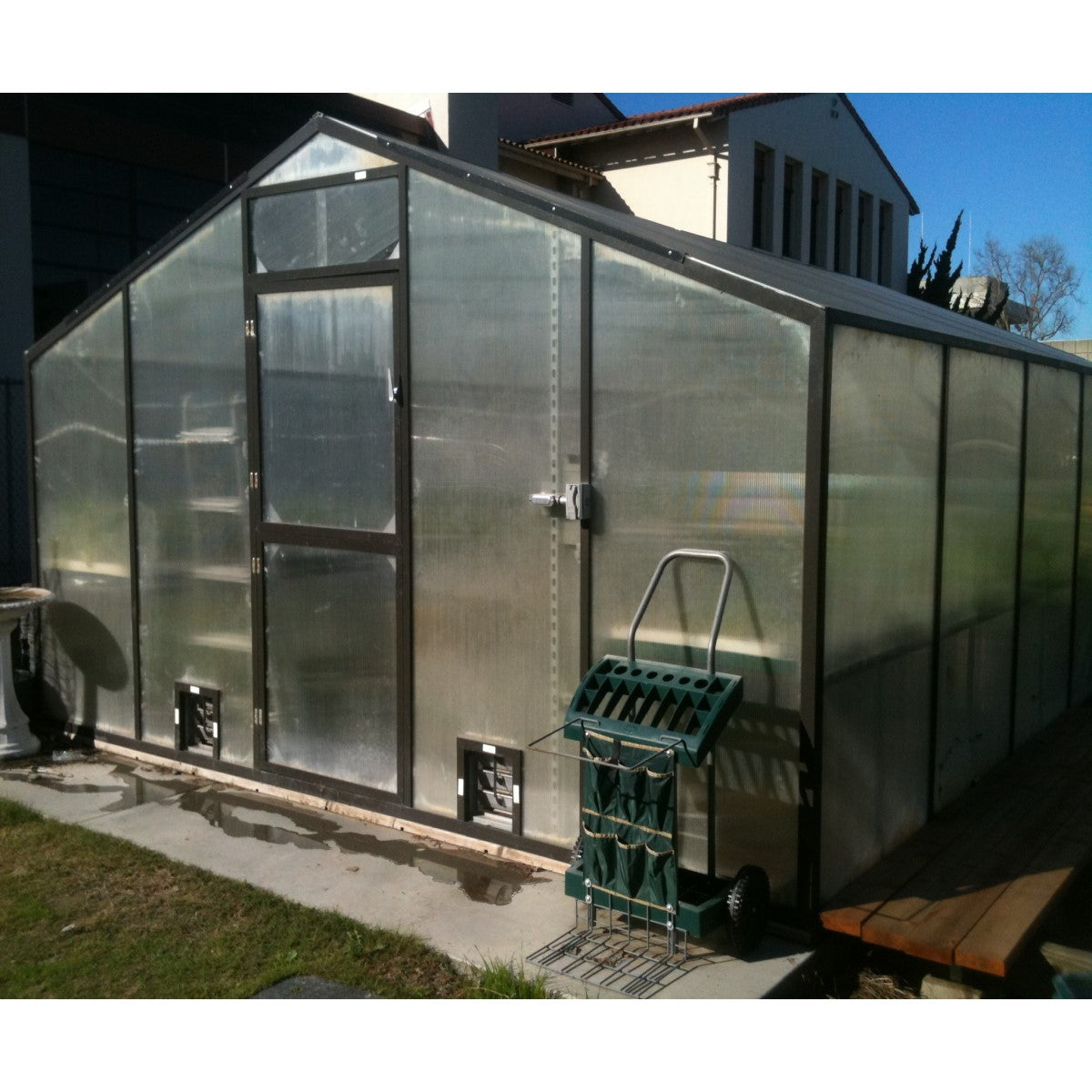 Santa Barbara | Montecito Aluminum Greenhouse With 8mm Twin Wall Polycarbonate Glazing