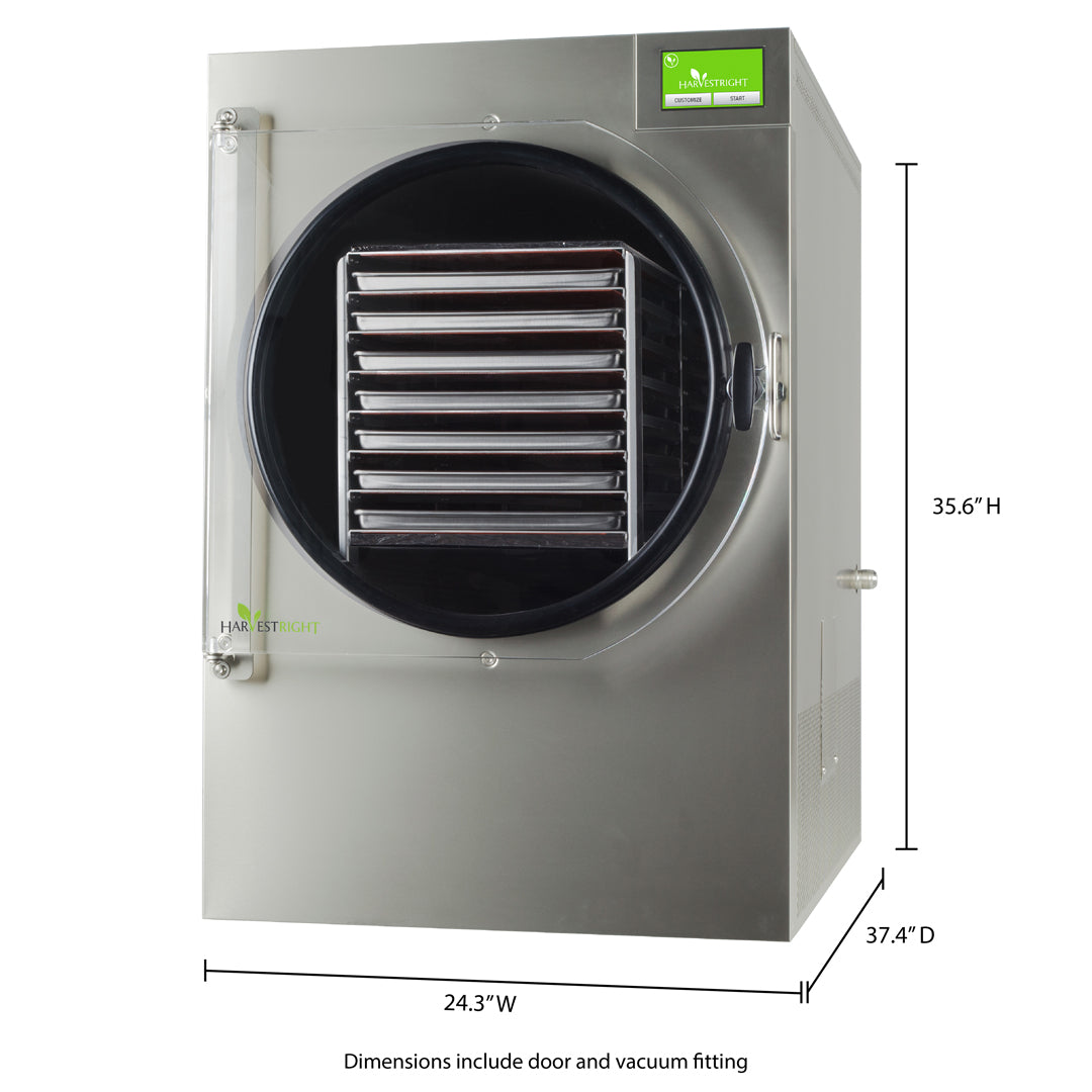 Harvest Right | Home Pro Freeze Dryer Extra Large (7 Trays) with Vacuum Pump and Mylar Starter Kit