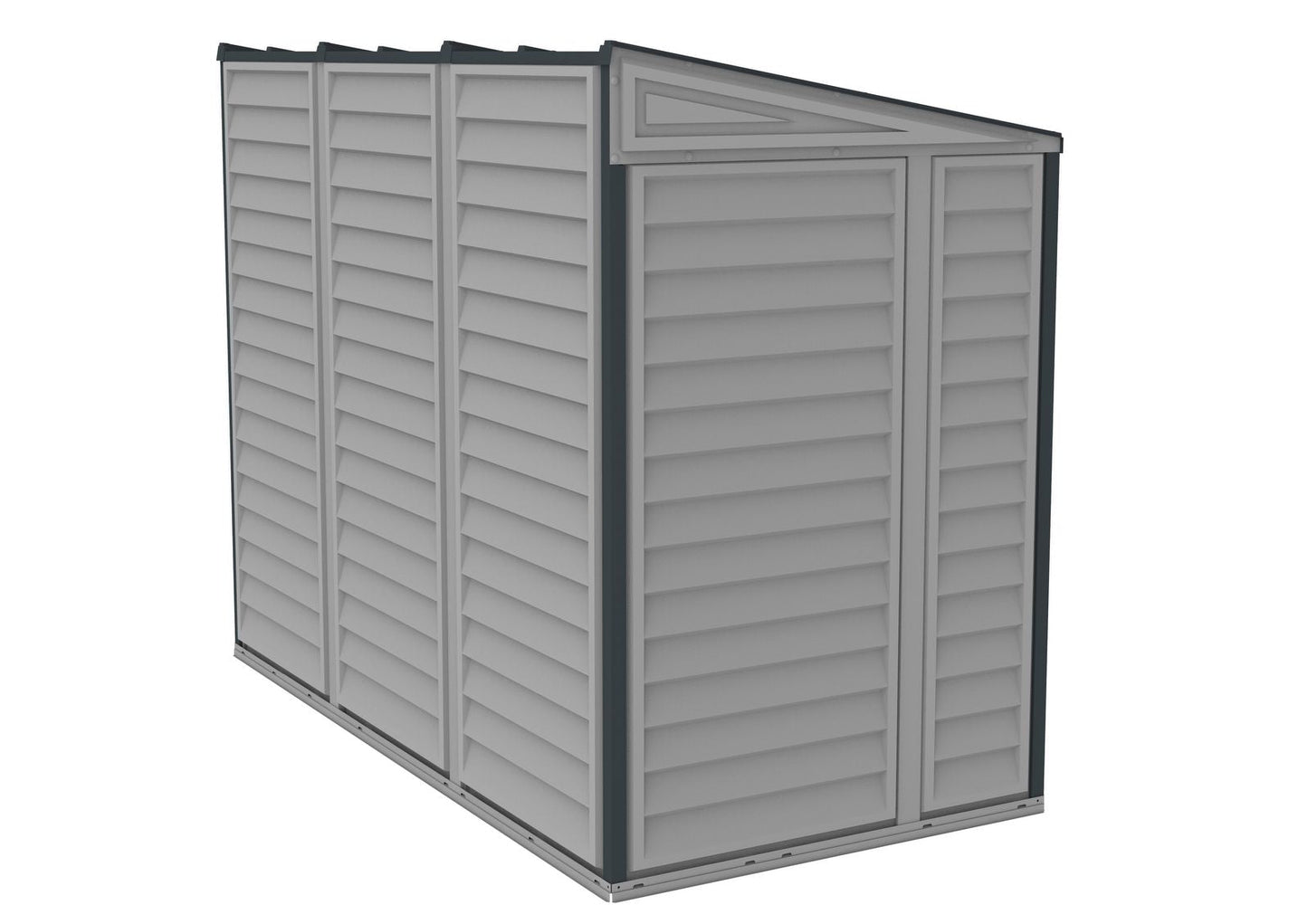 DuraMax | 4 ft Wide SideMate Vinyl Plastic Storage Shed with Foundation