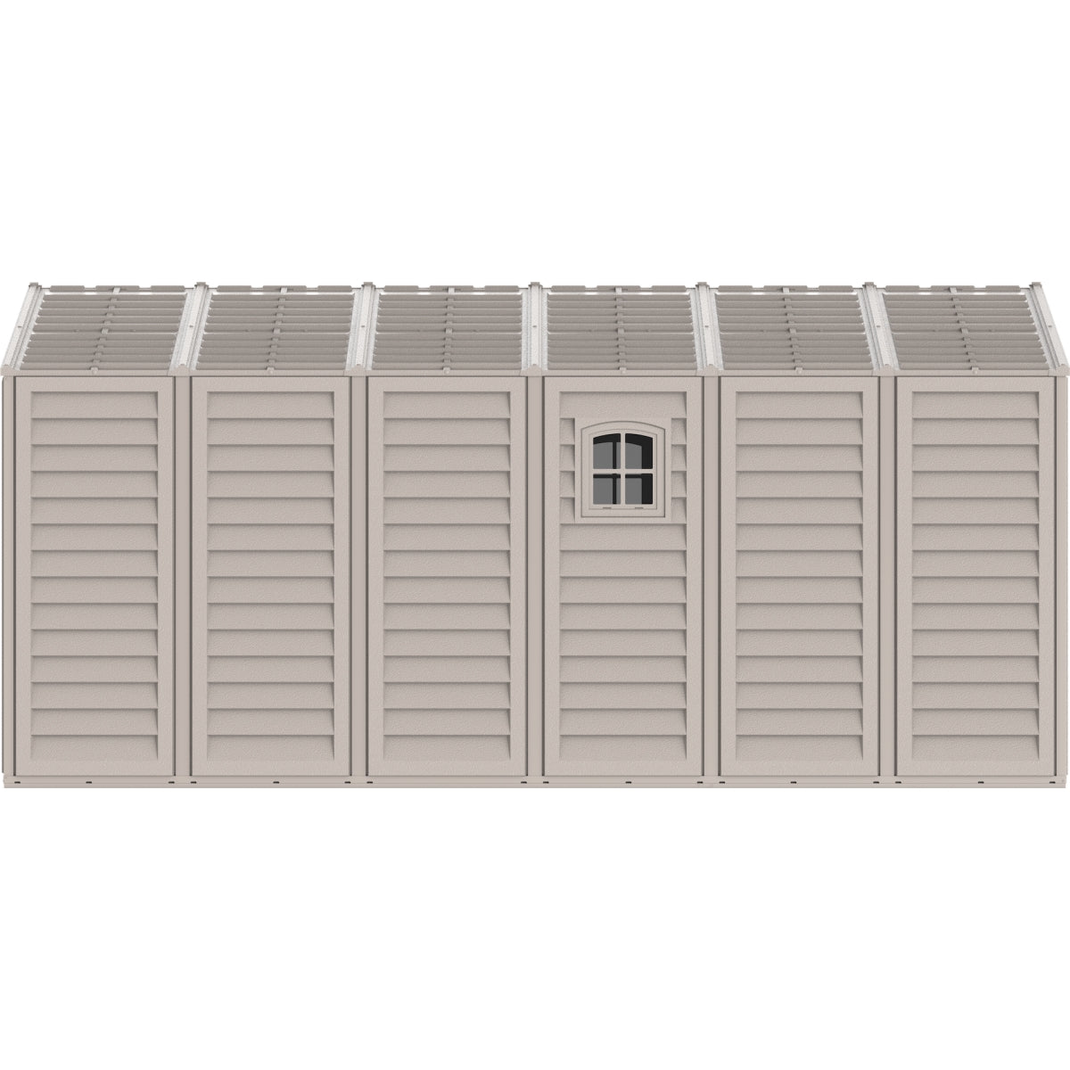 DuraMax | Woodbridge 10 ft 6 in Wide Vinyl Plastic Standalone Garage or Storage Building With Foundation Kit