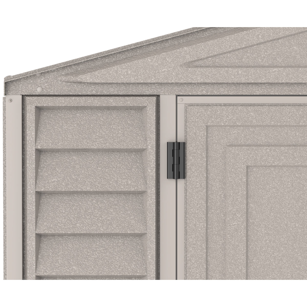 DuraMax | Woodbridge 10 ft 6 in Wide Vinyl Plastic Standalone Garage or Storage Building With Foundation Kit