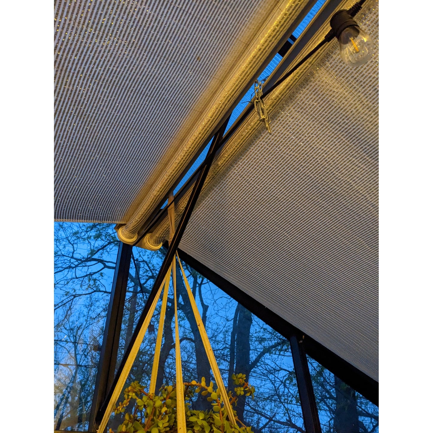 Hoklartherm | Retractable Roller Shade Cloth Curtains for Greenhouses 8ft long in 6 widths, White Aluminized