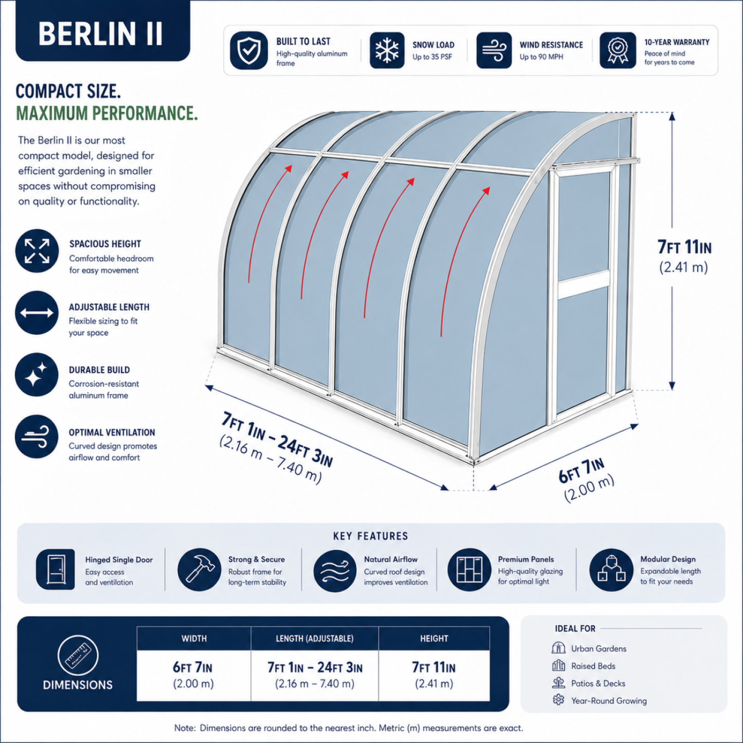 Hoklartherm | Solarveranda Berlin Greenhouse / Sunroom - MyGreenhouseStore.com