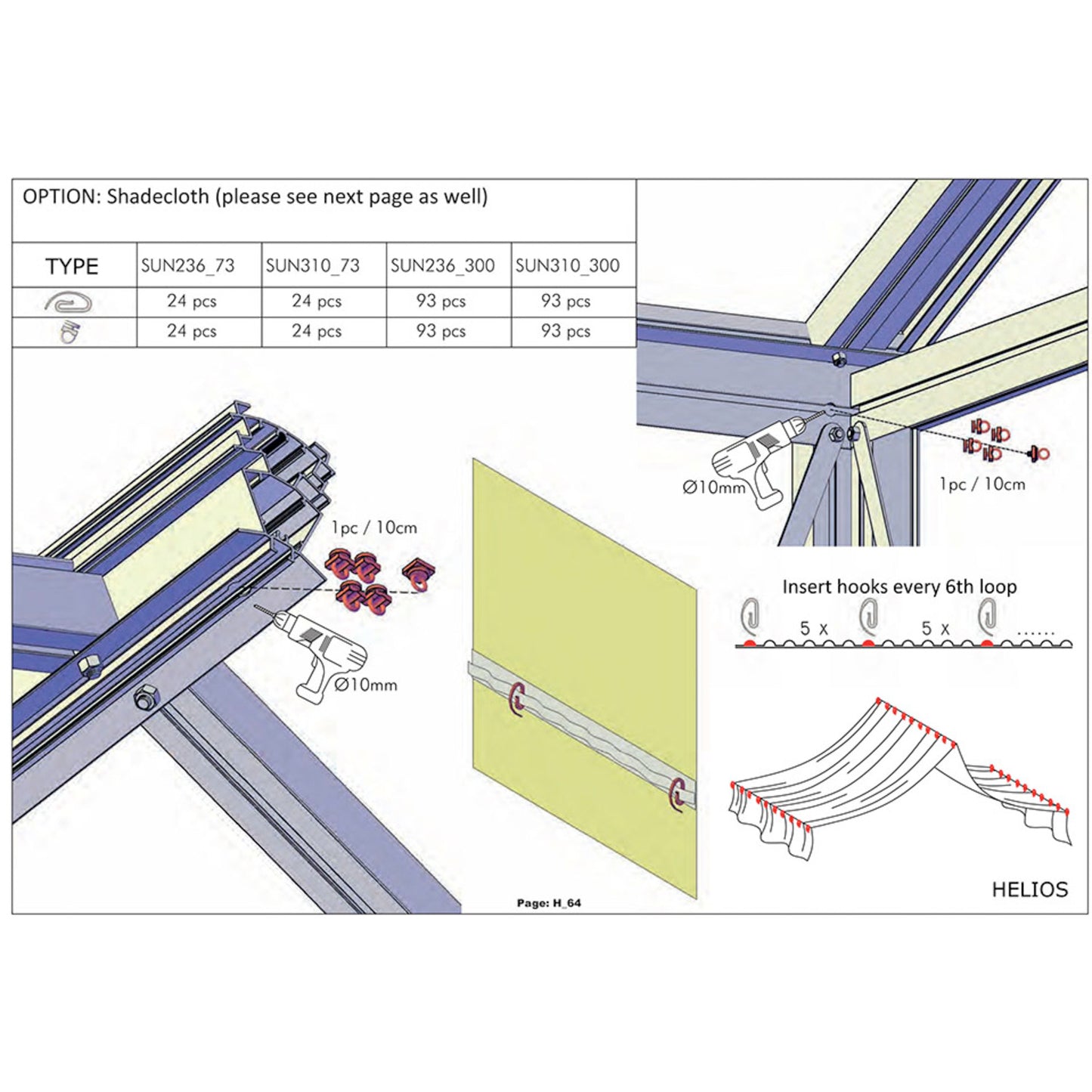 Janssens | Shade Cloth Set