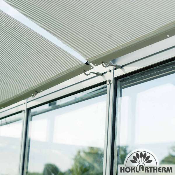 Hoklartherm | 11.5 ft wide 10.5 ft tall Livingten Double-Pane Insulated Glass Greenhouse Kit With 22mm ISO Safety Glass Glazing, three sizes