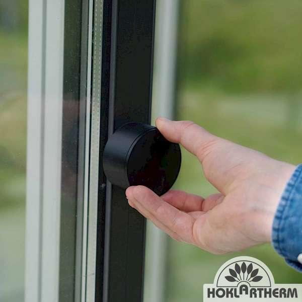 Hoklartherm | 11.5 ft wide 10.5 ft tall Livingten Double-Pane Insulated Glass Greenhouse Kit With 22mm ISO Safety Glass Glazing, three sizes