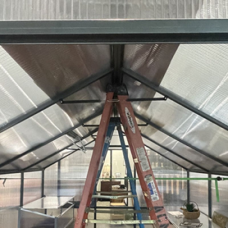 KGT | Nelke PRO 4 10x14 ft Greenhouse With 16mm Triple-Wall Polycarbonate Glazing