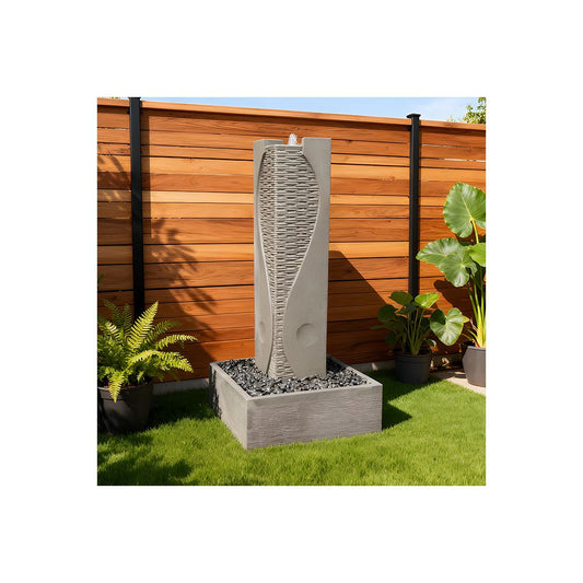 Exaco | Ying Yang Fountain – Modern Decorative Water Feature - MyGreenhouseStore.com