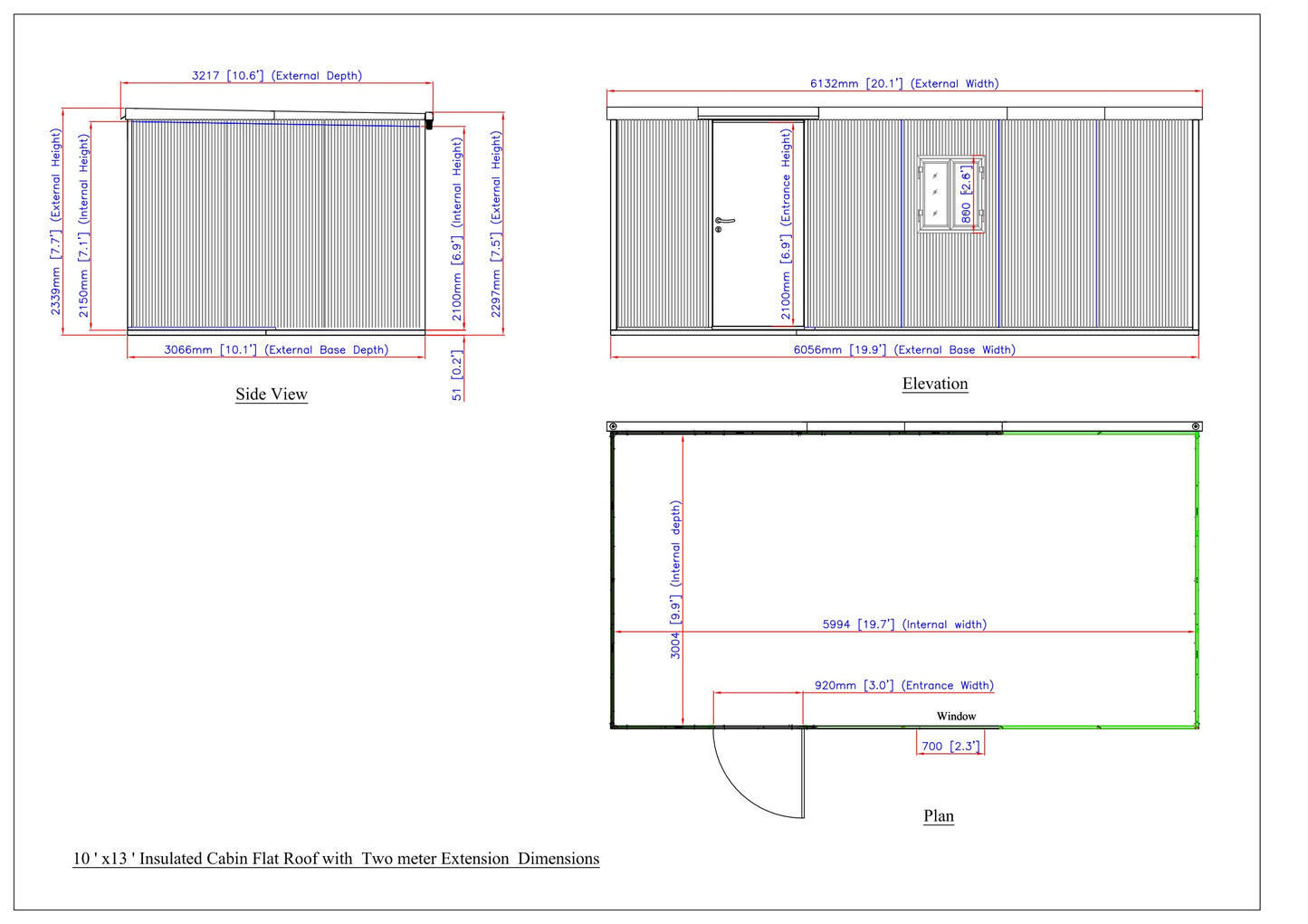 DuraMax | Flat Roof Insulated Building 19' x 10'