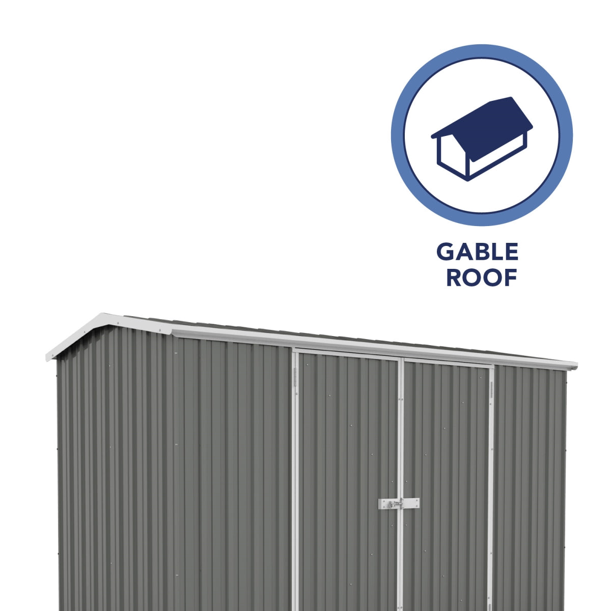 Absco | 10x10x7 ft Premier Metal Storage Shed