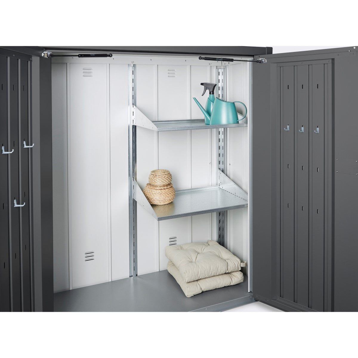 Biohort | 4x2x5 ft Romeo Storage Locker - Dark Gray