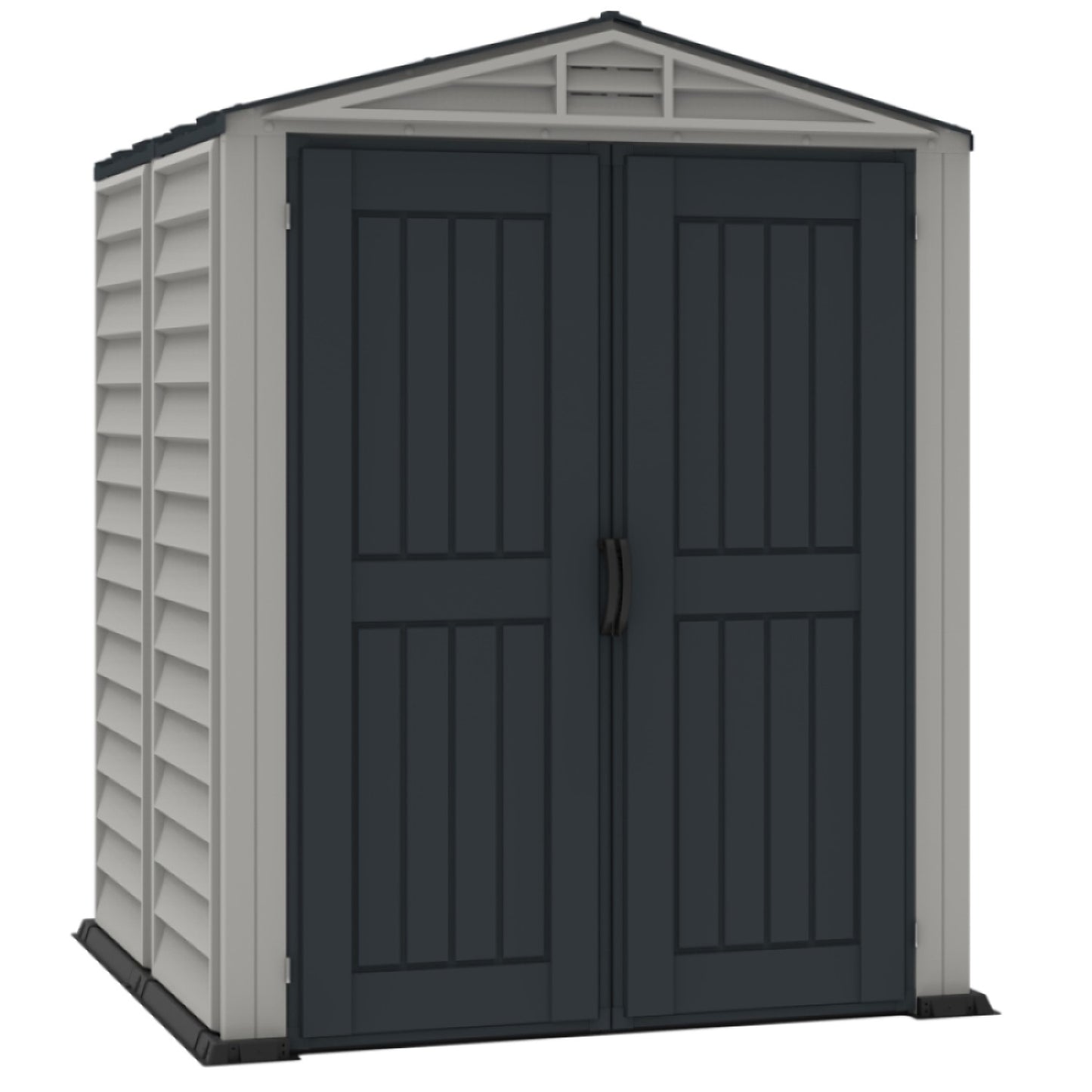 DuraMax | 5.5x5.5x6 Ft YardMate Plus Vinyl Plastic Storage Shed with Floor