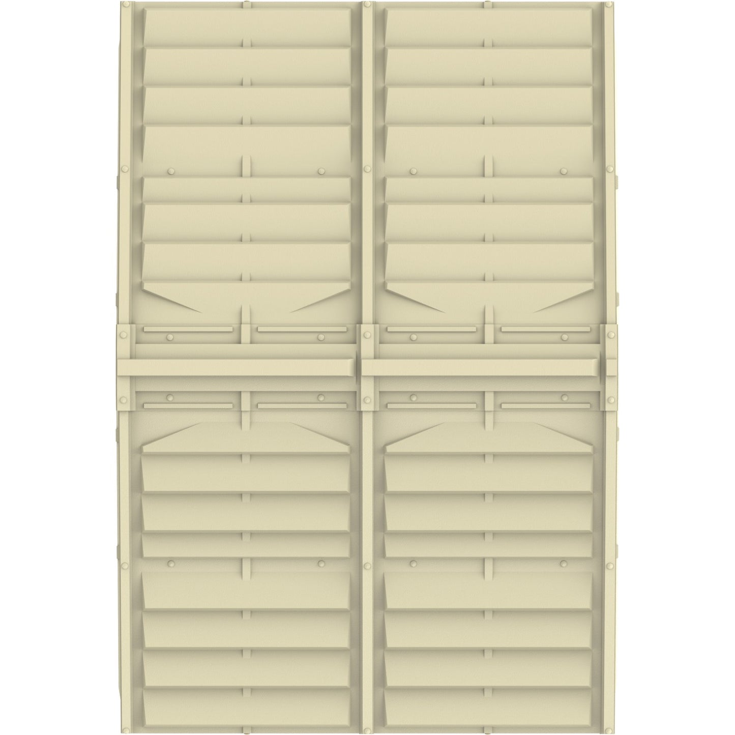DuraMax | 8x8x6 Ft DuraMate Vinyl Plastic Storage Shed with Foundation