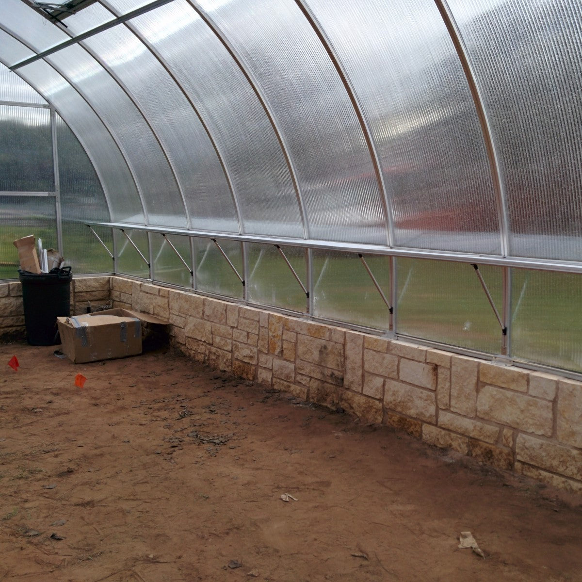 Hoklartherm | 14ft x 29ft 6in x 9ft 10in Riga XL9 Professional Greenhouse Kit With 16mm Triple-wall Polycarbonate Glazing