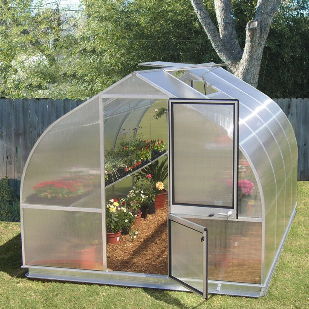 Hoklartherm | 7ft 8in x 14ft x 7ft 1in Riga 4S Hobby Greenhouse Kit With 8mm Twin-wall Polycarbonate Glazing