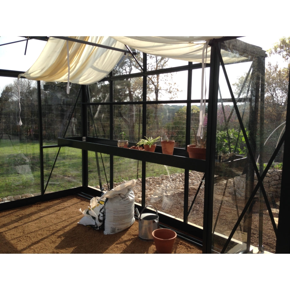 Janssens | 13x16x9 ft Royal Victorian Orangerie Glass Greenhouse Kit With 4mm Tempered Glass Glazing