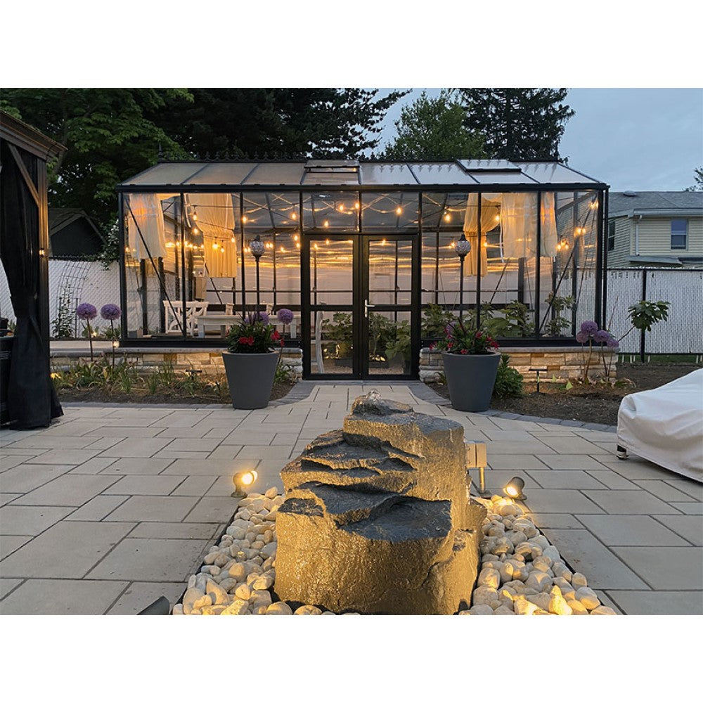 Janssens | 10x20x9 ft Royal Victorian VI 36 Medium Glass Greenhouse Kit With 4mm Tempered Glass Glazing