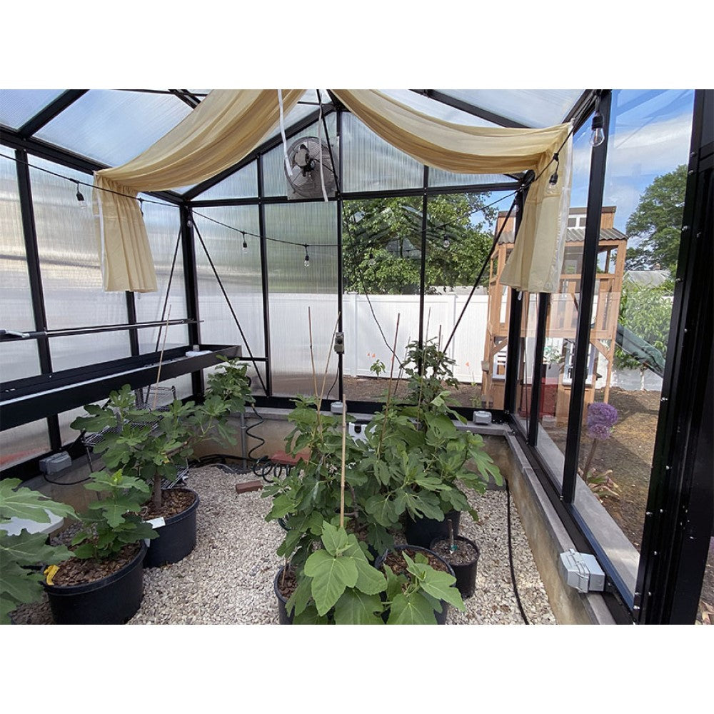 Janssens | 10x20x9 ft Royal Victorian VI 36 Medium Glass Greenhouse Kit With 4mm Tempered Glass Glazing